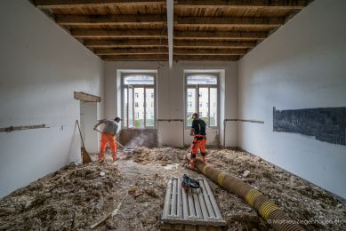 Antiglio SA | Chantier villa Gallia à Fribourg
